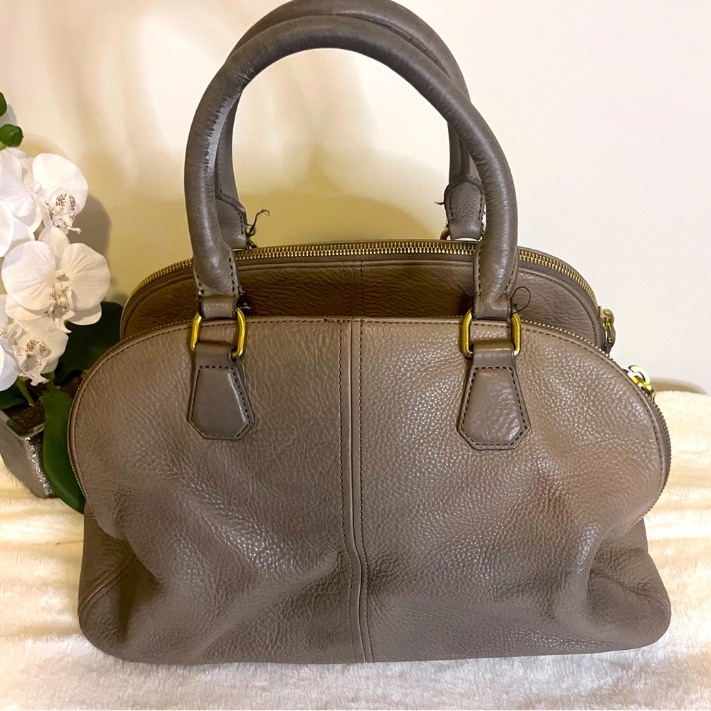 Jcrew Tan Leather Satchel Handbag